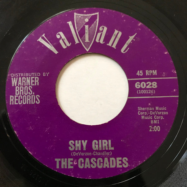 The Cascades (2) : Shy Girl / The Last Leaf (7", Styrene, Bri)