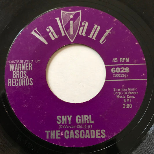 The Cascades (2) : Shy Girl / The Last Leaf (7", Styrene, Bri)