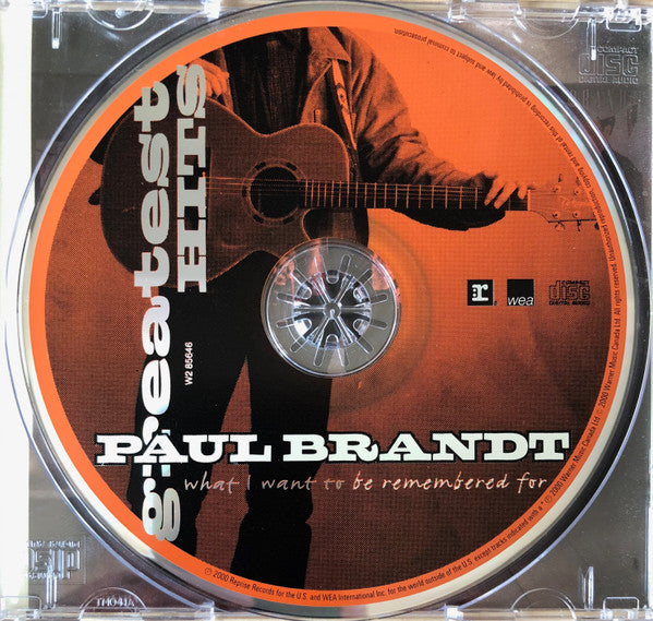 Paul Brandt : What I Want To Be Remembered For (CD, Comp, Club)