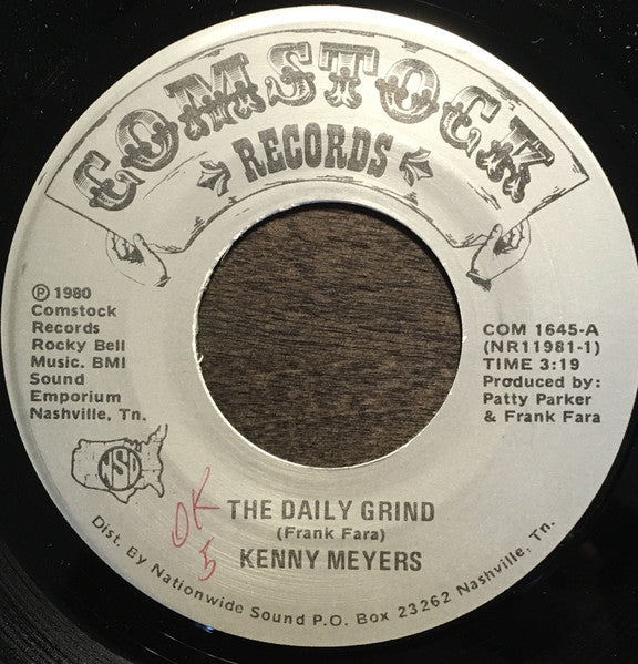 Kenny Meyers (2) : The Daily Grind / From My Memory Of You (7")