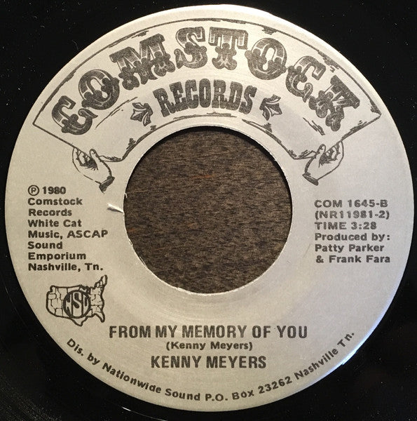 Kenny Meyers (2) : The Daily Grind / From My Memory Of You (7")
