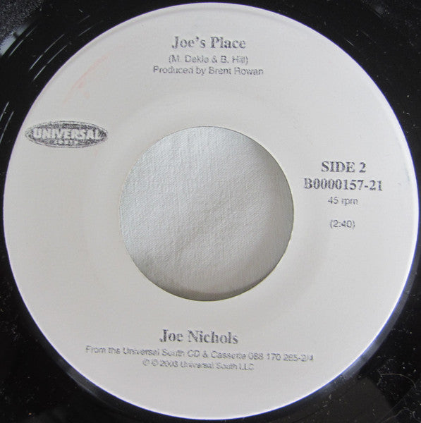 Joe Nichols : She Only Smokes When She Drinks (7")
