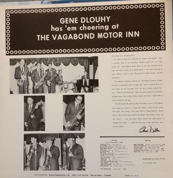 Gene Dlouhy : Has 'Em Cheering At The Vagabond Motor Inn (LP, Album)