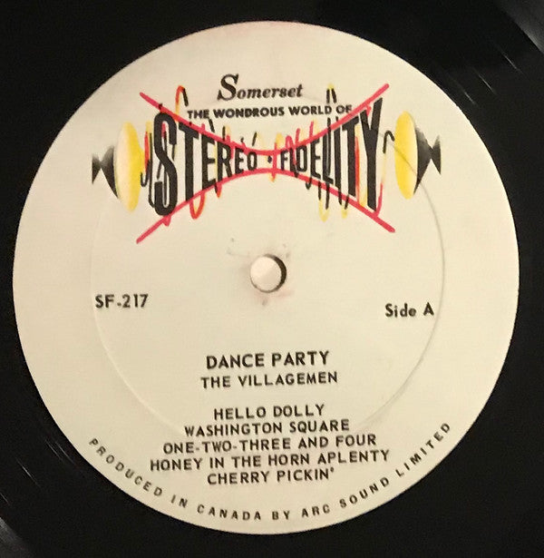 The Villagemen : We're Gonna Stomp At A Party With The Villagemen - A Program To Keep Your Party Stompin' (LP, Album)