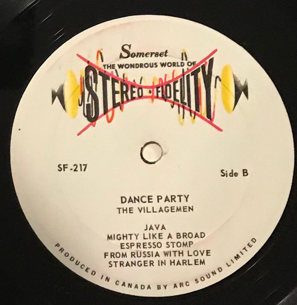 The Villagemen : We're Gonna Stomp At A Party With The Villagemen - A Program To Keep Your Party Stompin' (LP, Album)