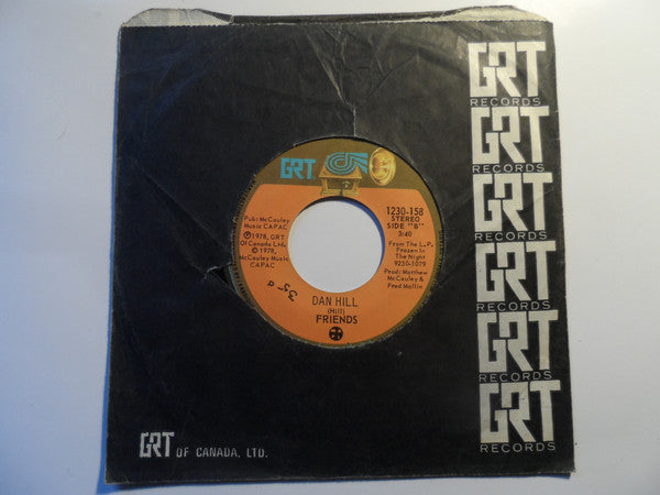 Dan Hill : Dark Side of Atlanta (7", Single)