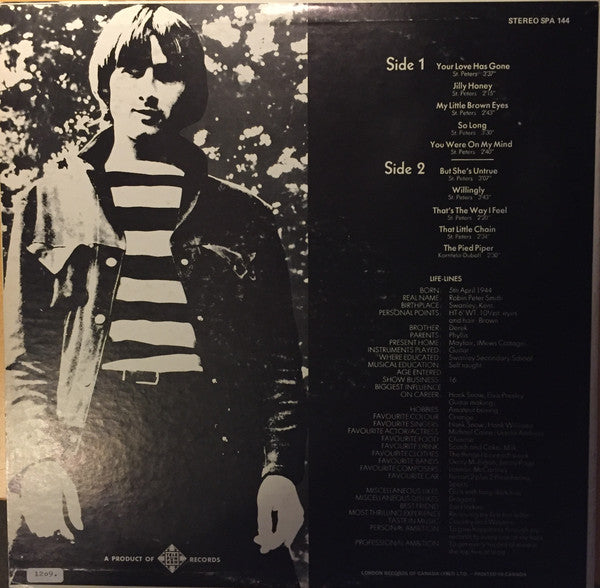 Crispian St. Peters : The World Of Chrispian St. Peters The Pied Piper (LP, Comp)