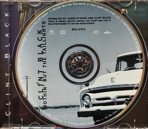 Clint Black : Nothin' But The Taillights (CD, Album, Club)
