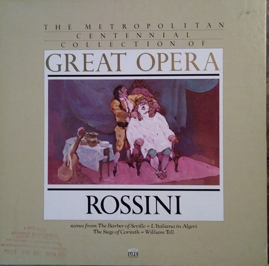Rossini* : Scenes From The Barber Of Seville – L'Italiana In Algeri – The Siege Of Corinth – William Tell (4xLP + Box, Comp)