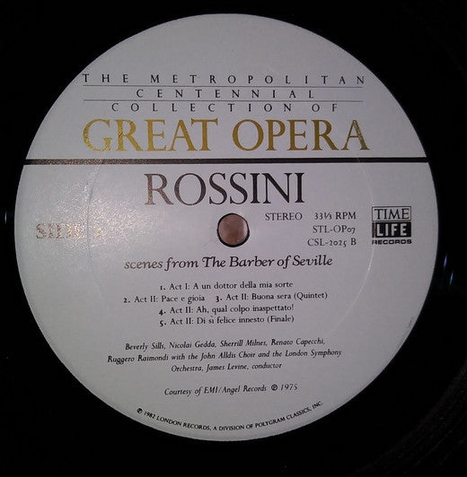 Rossini* : Scenes From The Barber Of Seville – L'Italiana In Algeri – The Siege Of Corinth – William Tell (4xLP + Box, Comp)
