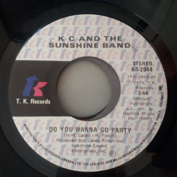 KC & The Sunshine Band : Do You Wanna Go Party / Come To My Island (7")