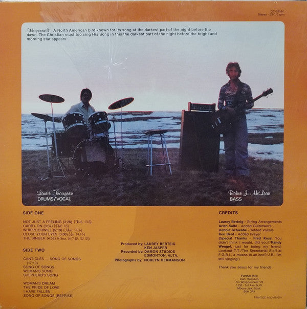 Dan Thiessen : Whippoorwill  (LP, Album)