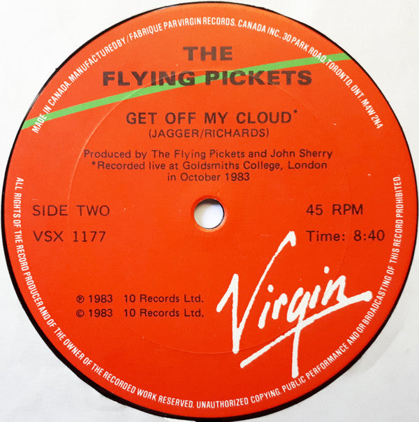 The Flying Pickets : Only You (12", Single, M/Print)