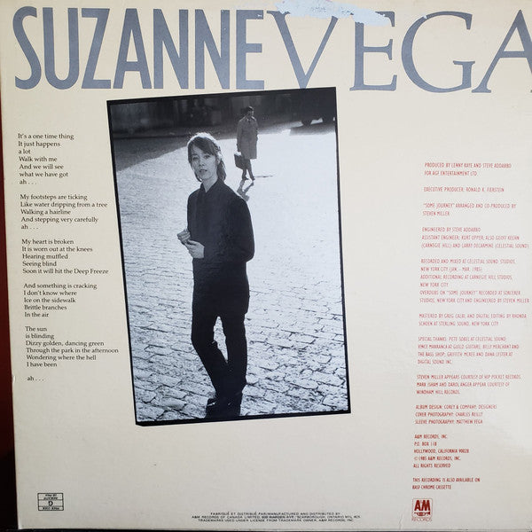 Suzanne Vega : Suzanne Vega (LP, Album, Bro)