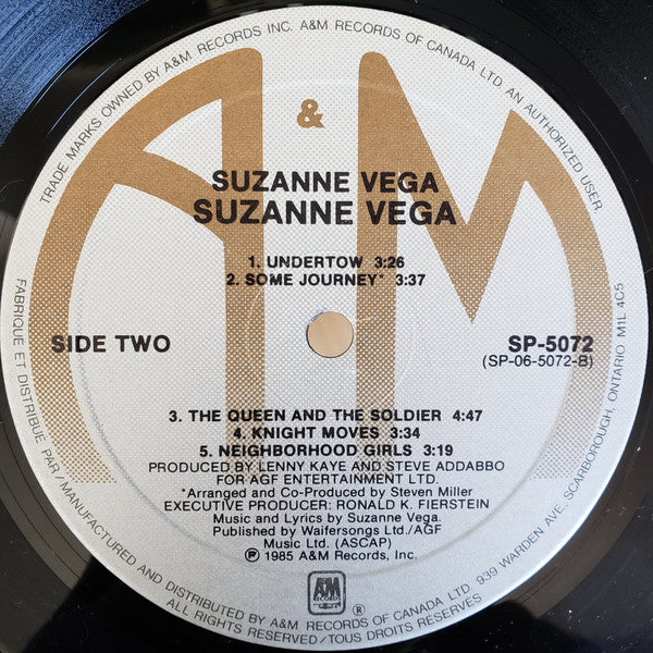 Suzanne Vega : Suzanne Vega (LP, Album, Bro)