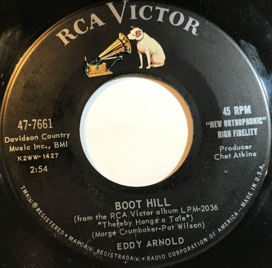 Eddy Arnold : Boot Hill (7", Single)