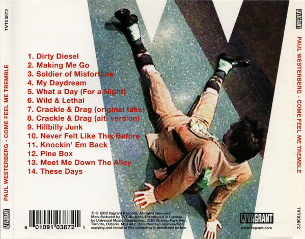 Paul Westerberg : Come Feel Me Tremble (CD, Album)