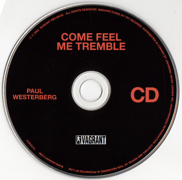 Paul Westerberg : Come Feel Me Tremble (CD, Album)