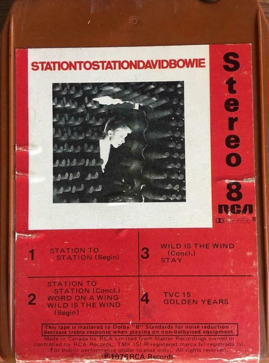 David Bowie : Station To Station (8-Trk, Album, Bur)