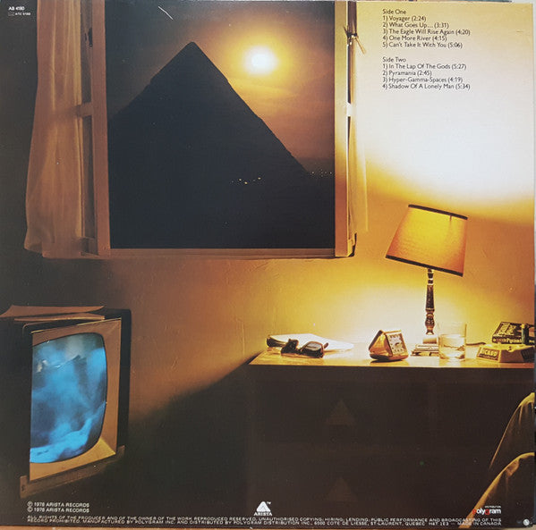 The Alan Parsons Project : Pyramid (LP, Album, RE)
