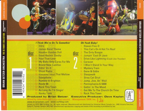 Brian Setzer Orchestra : The Ultimate Collection (Recorded Live) (2xCD, Album)