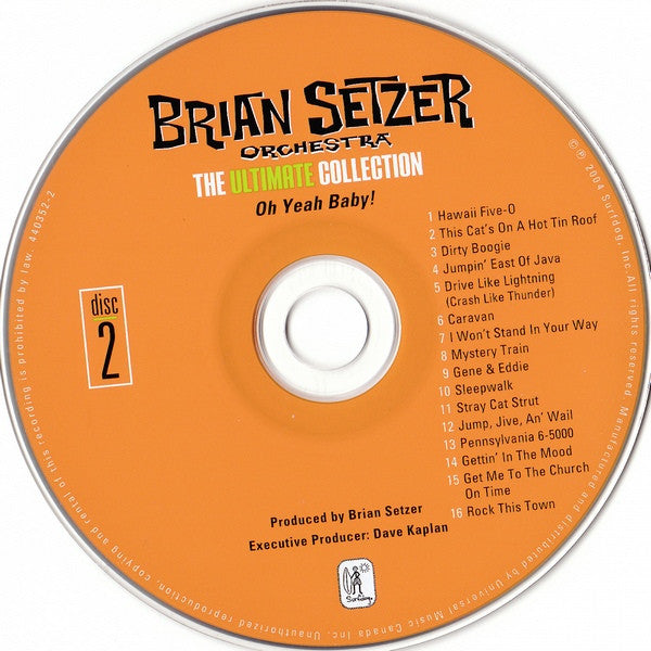 Brian Setzer Orchestra : The Ultimate Collection (Recorded Live) (2xCD, Album)