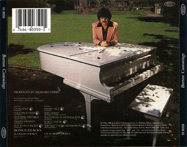 Burton Cummings : Burton Cummings (CD, Album, RE, RM)
