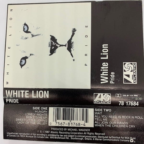 White Lion : Pride (Cass, Album, Dol)