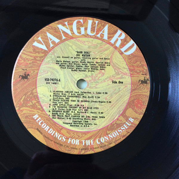 Doc Watson : Good Deal! Doc Watson In Nashville (LP, Album, RE, Pit)
