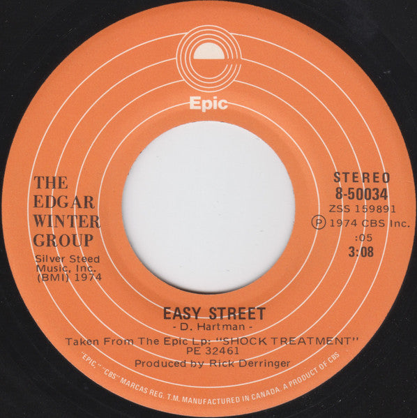 The Edgar Winter Group : Easy Street (7", Single)