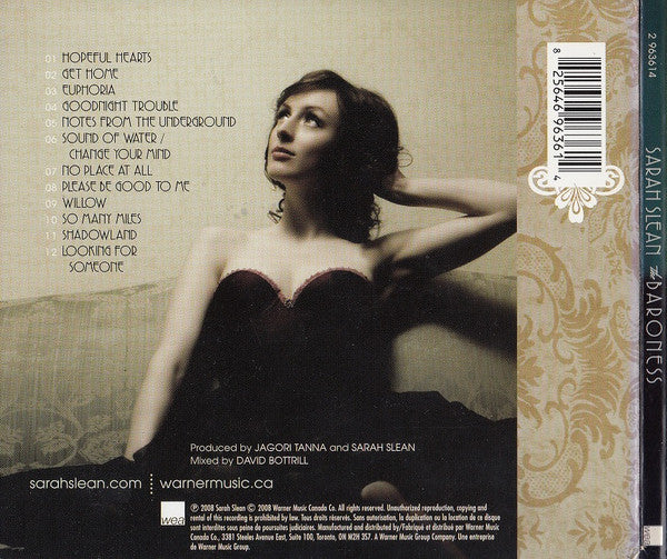Sarah Slean : The Baroness (CD, Album)