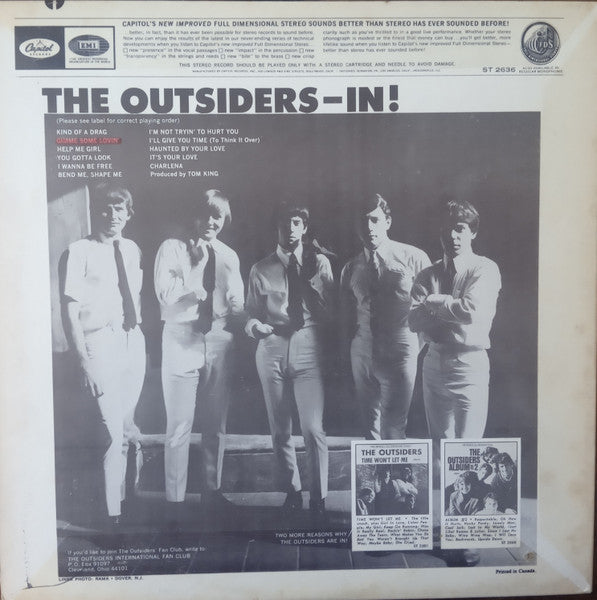 The Outsiders (4) : In (LP, Album)