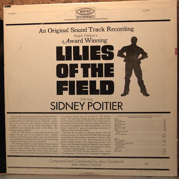 Jerry Goldsmith : Lilies Of The Field (An Original Sound Track Recording) Ralph Nelson's Award Winning-Starring Sidney Poitier (LP, Album)