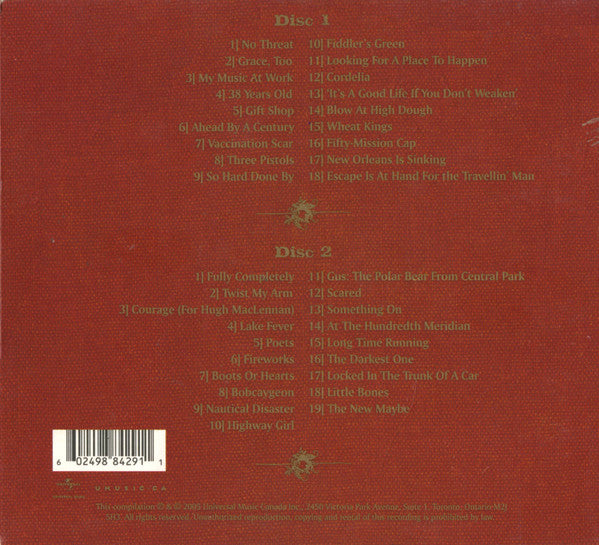 The Tragically Hip : Yer Favourites (2xCD, Comp, RM, Dig)