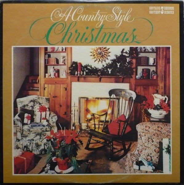 Various : A Country Style Christmas (3xLP, Comp, Club, RE)