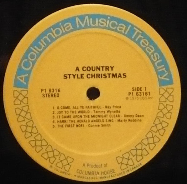Various : A Country Style Christmas (3xLP, Comp, Club, RE)