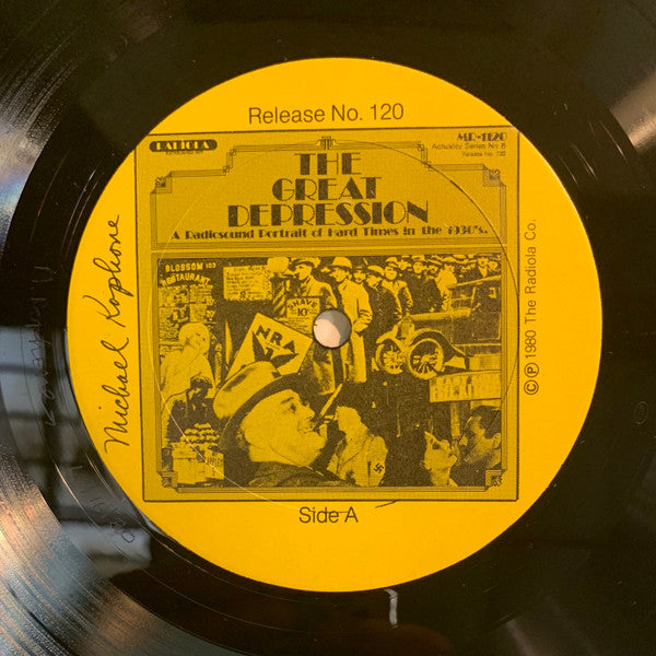 Peter Thomas (7) : The Great Depression: A Radiosound Portrait Of Hard Times In The 1930's (LP, Comp)