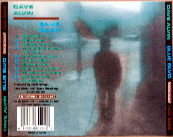 Dave Alvin : Blue Blvd (CD, Album, RP)