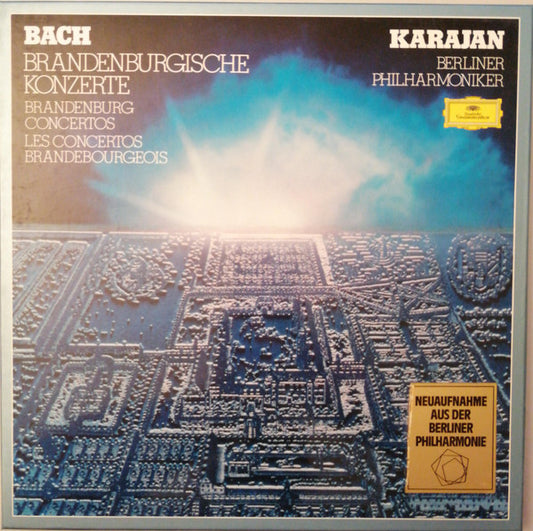 Johann Sebastian Bach, Herbert Von Karajan, Berliner Philharmoniker : Brandenburgische Konzerte / Brandenburg Concertos / Les Concertos Brandebourgeois (2xLP + Box)