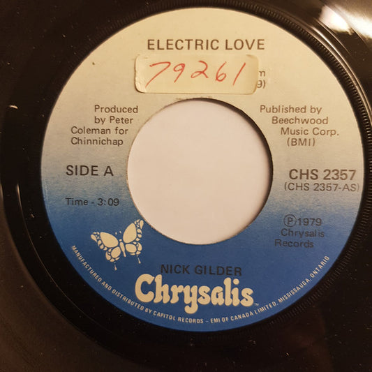 Nick Gilder : Electric Love (7", Single)