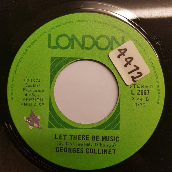 Georges Collinet : Let There Be Music (7", Single)