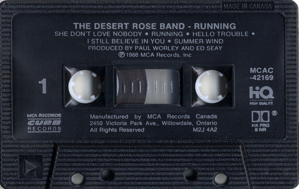 Desert Rose Band : Running (Cass, Album, Dol)