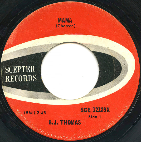 B. J. Thomas* : Mama (7", Single)
