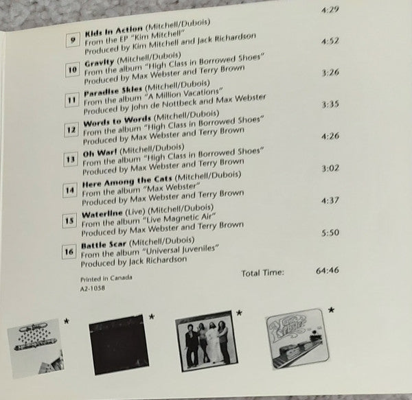 Max Webster Featuring Kim Mitchell : The Best Of Max Webster Featuring Kim Mitchell (CD, Album, Comp)