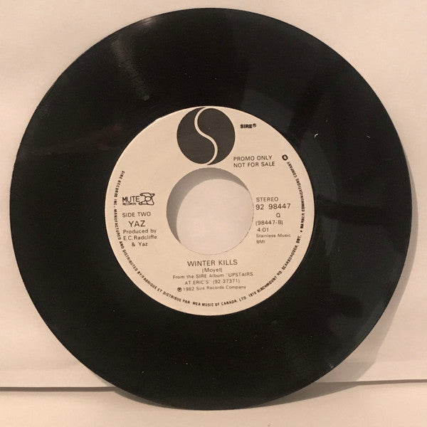 Yaz* : Only You (7", Single, Promo)