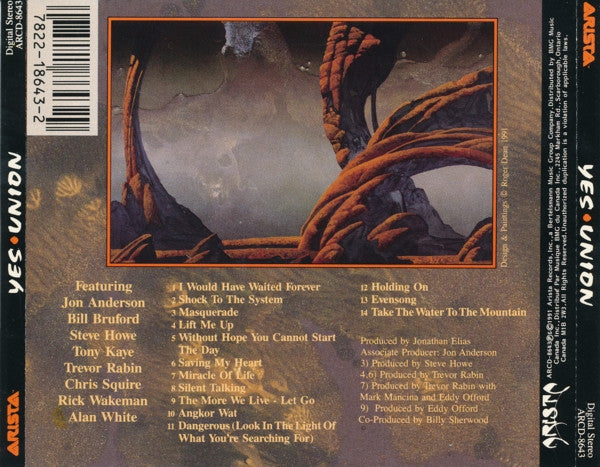 Yes : Union (CD, Album)