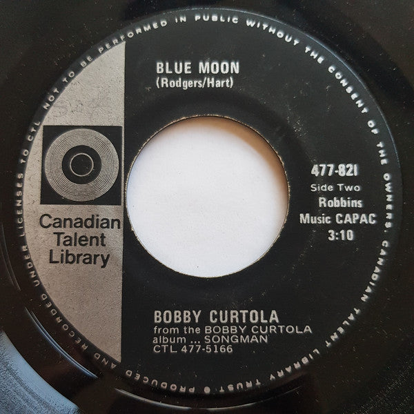 Bobby Curtola : Songman (7", Single)