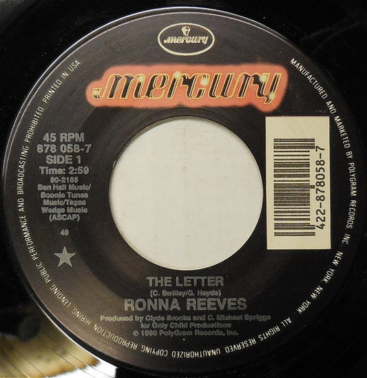 Ronna Reeves : The Letter (7", Single)