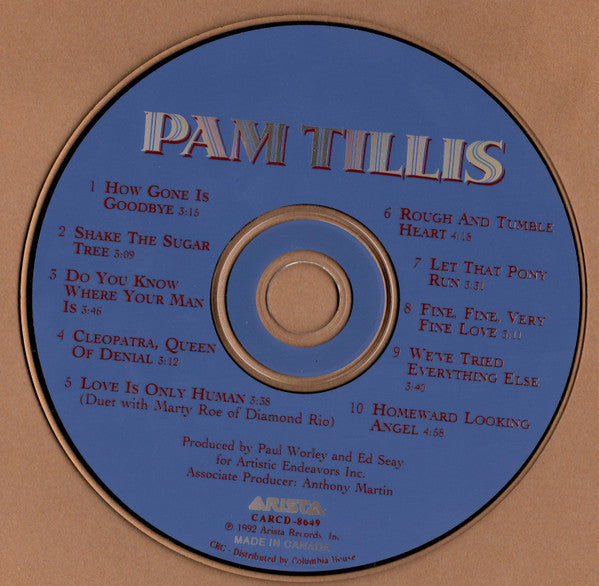 Pam Tillis : Homeward Looking Angel (CD, Album, Club)