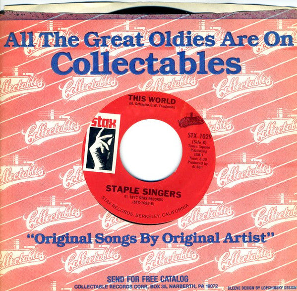 Staple Singers* : I'll Take You There (7", RE)